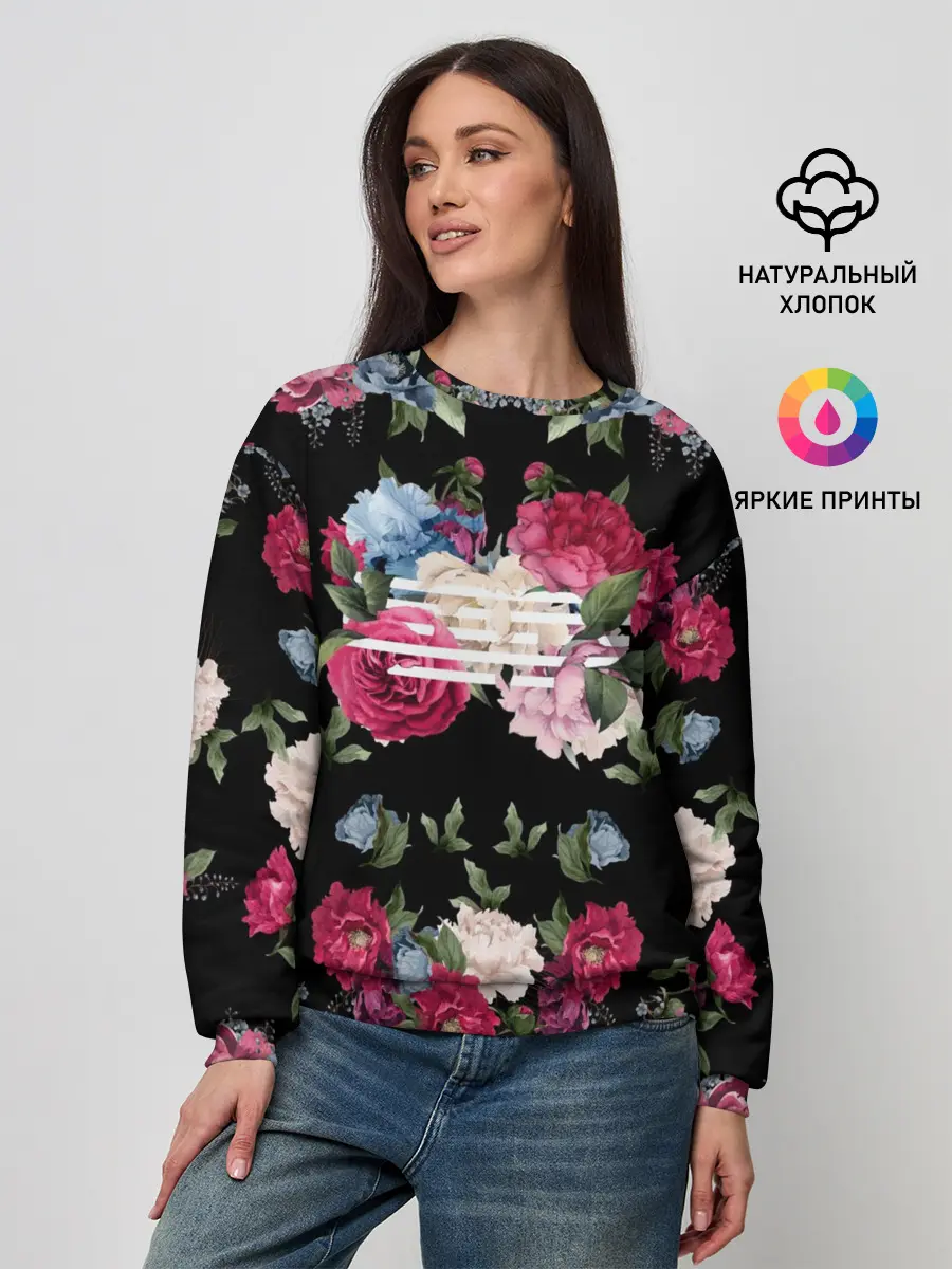Женский свитшот / Flower Road