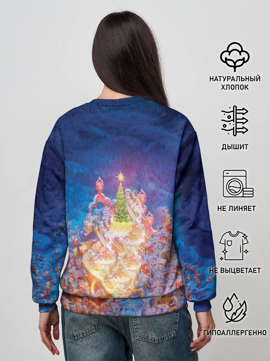 Женский свитшот / Dr. Seuss The Grinch