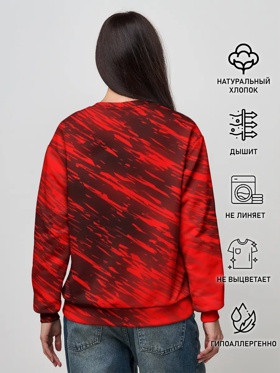 Женский свитшот / RED FIRE STORM