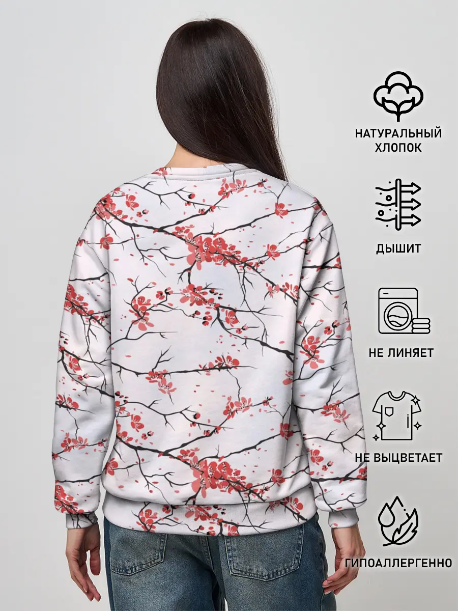Женский свитшот / Сакура