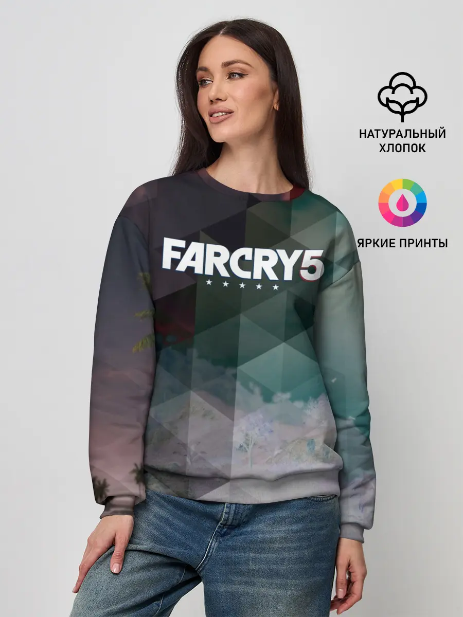Женский свитшот / FarCry polygon