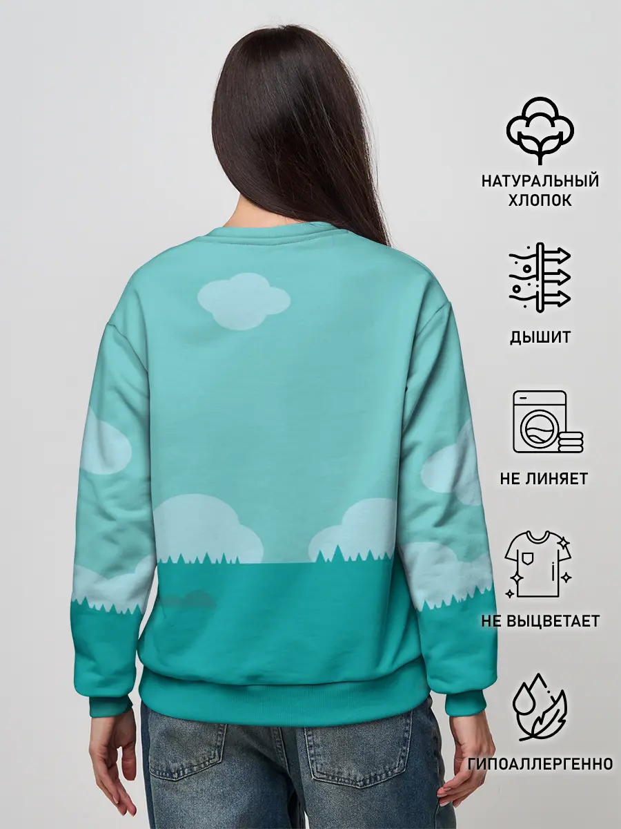 Женский свитшот / DAB Корова