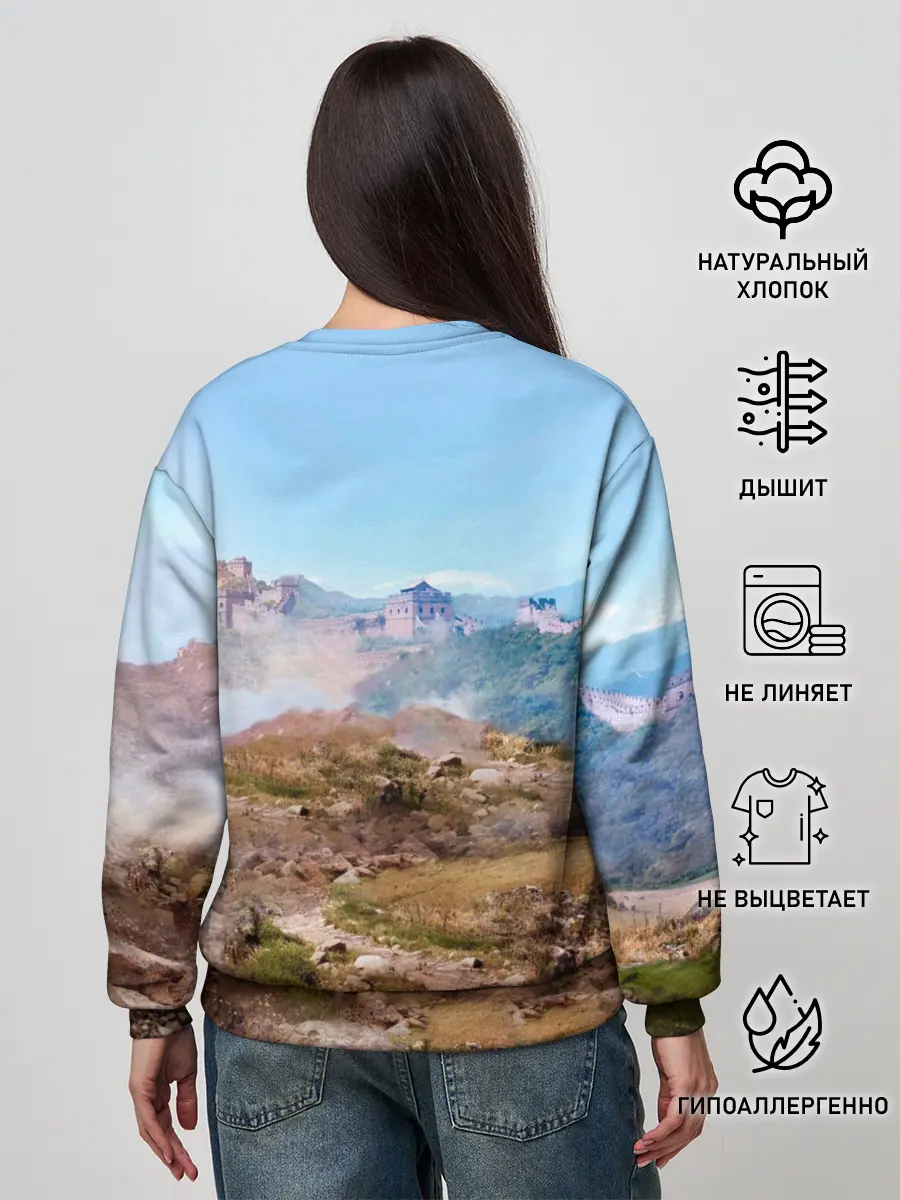 Женский свитшот / Танки