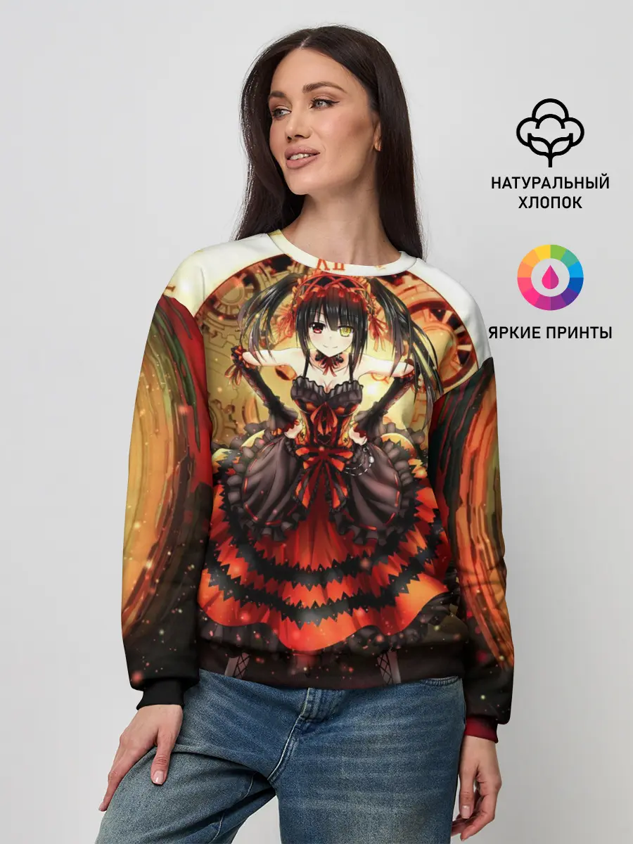 Женский свитшот / Date A Live - Kurumi Tokisaki