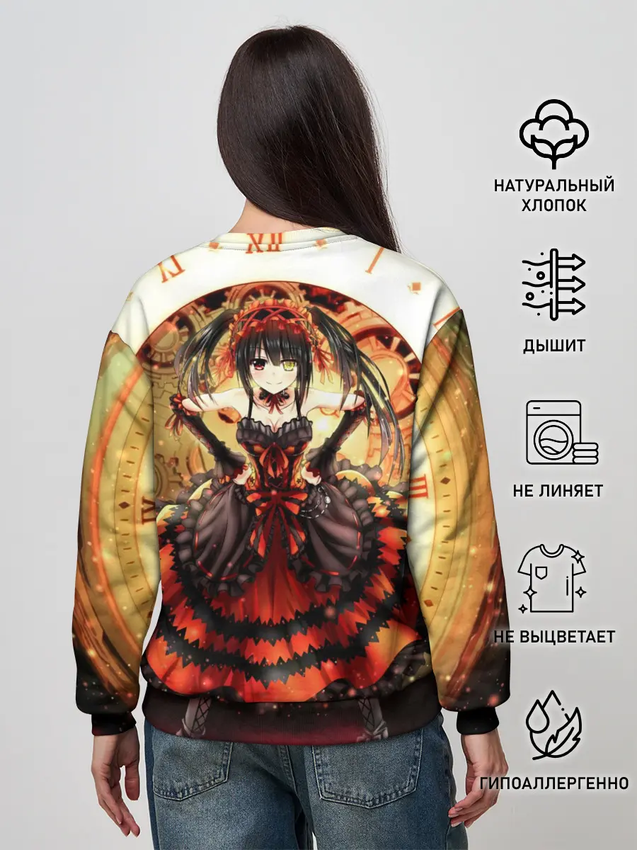 Женский свитшот / Date A Live - Kurumi Tokisaki