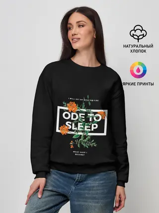 Женский свитшот / TOP. Ode to Sleep
