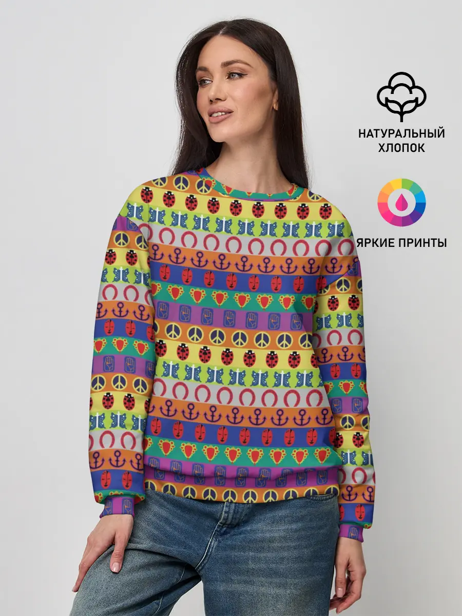 Женский свитшот / JoJos Bizarre Adventure Logo