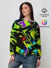 Женский свитшот / Кислотное Граффити
