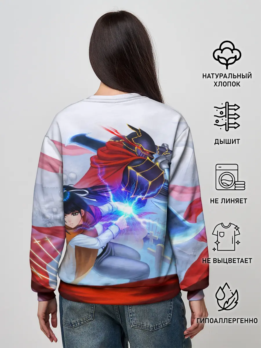 Женский свитшот / Narberal и Ainz Ooal Gown