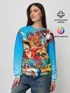 Женский свитшот / куча мала One Piece