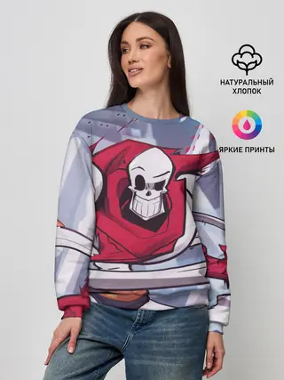 Женский свитшот / Скелет