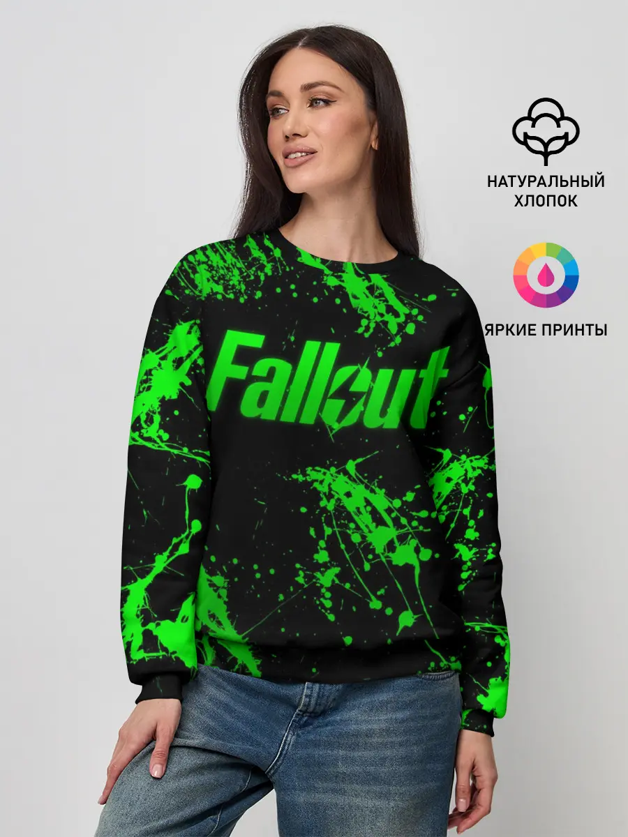 Женский свитшот / Токсический Fallout 2