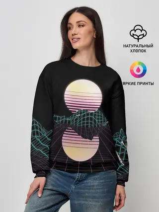 Женский свитшот / Retro Wave
