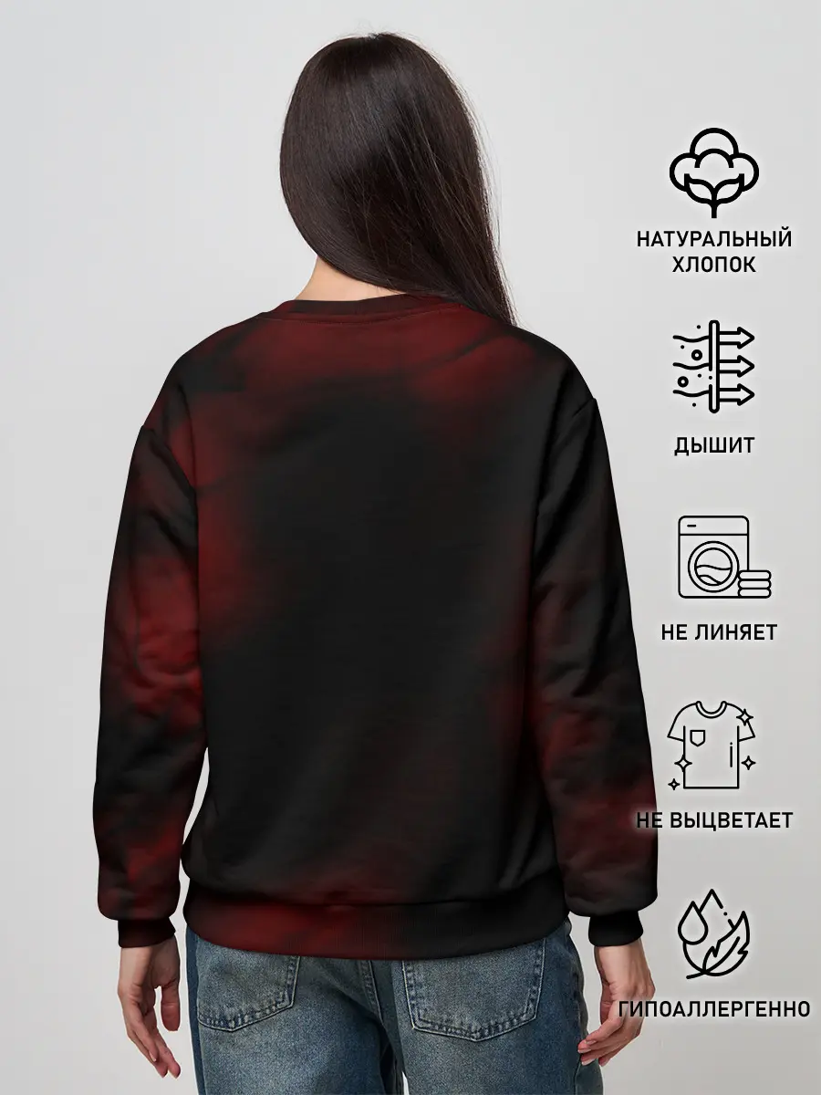 Женский свитшот / Ябоку и Нора. БЕЗДОМНЫЙ БОГ