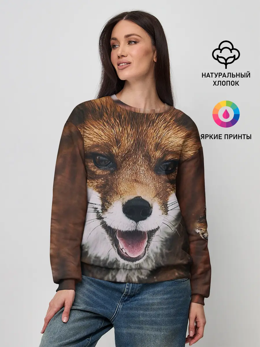 Женский свитшот / Лисичка