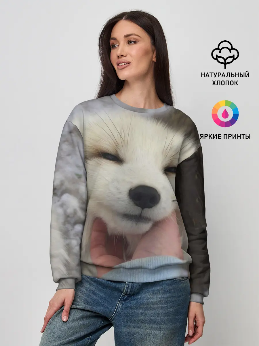 Женский свитшот / Лисенок