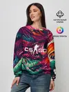 Женский свитшот / CS GO hyper beast skin