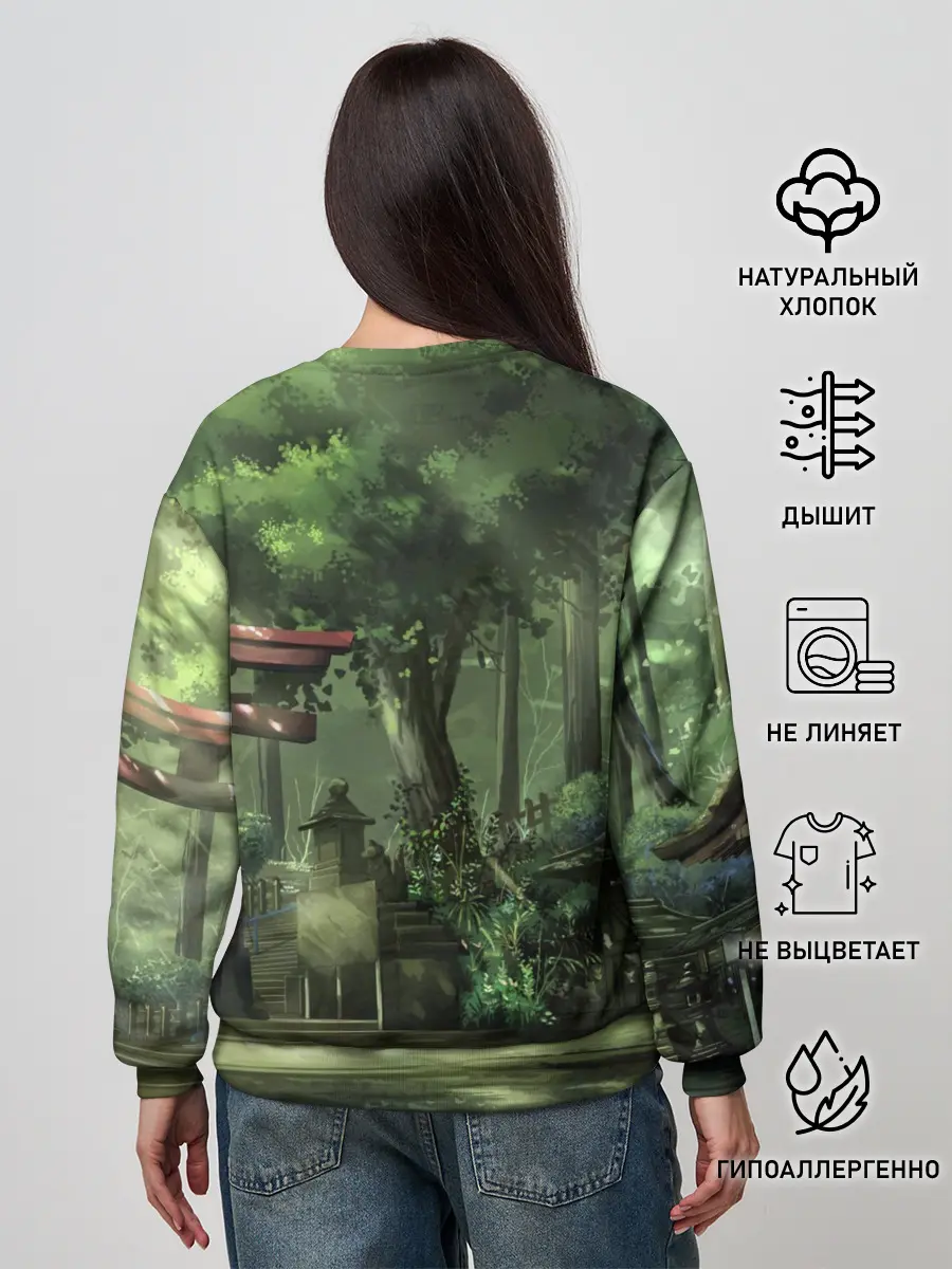 Женский свитшот / Фейри Тейл лес