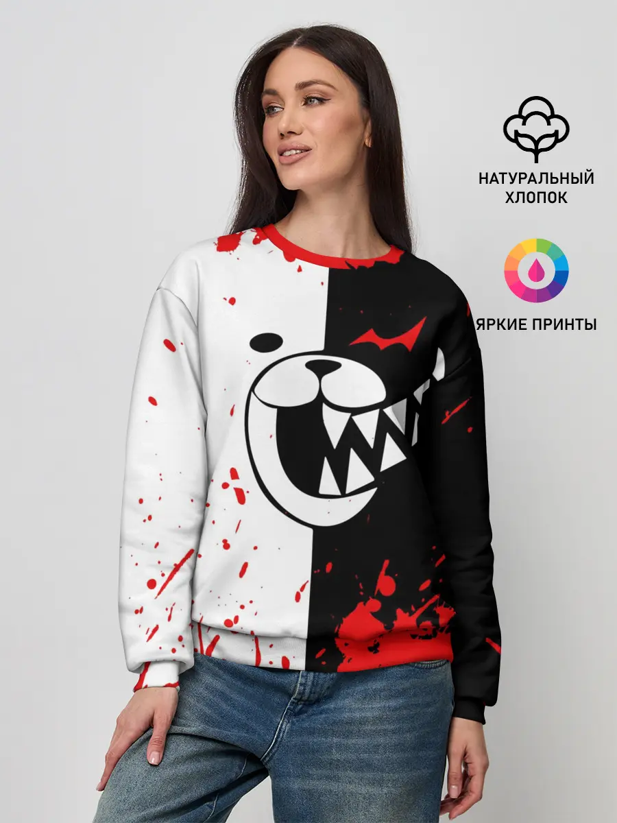 Женский свитшот / MONOKUMA Blood