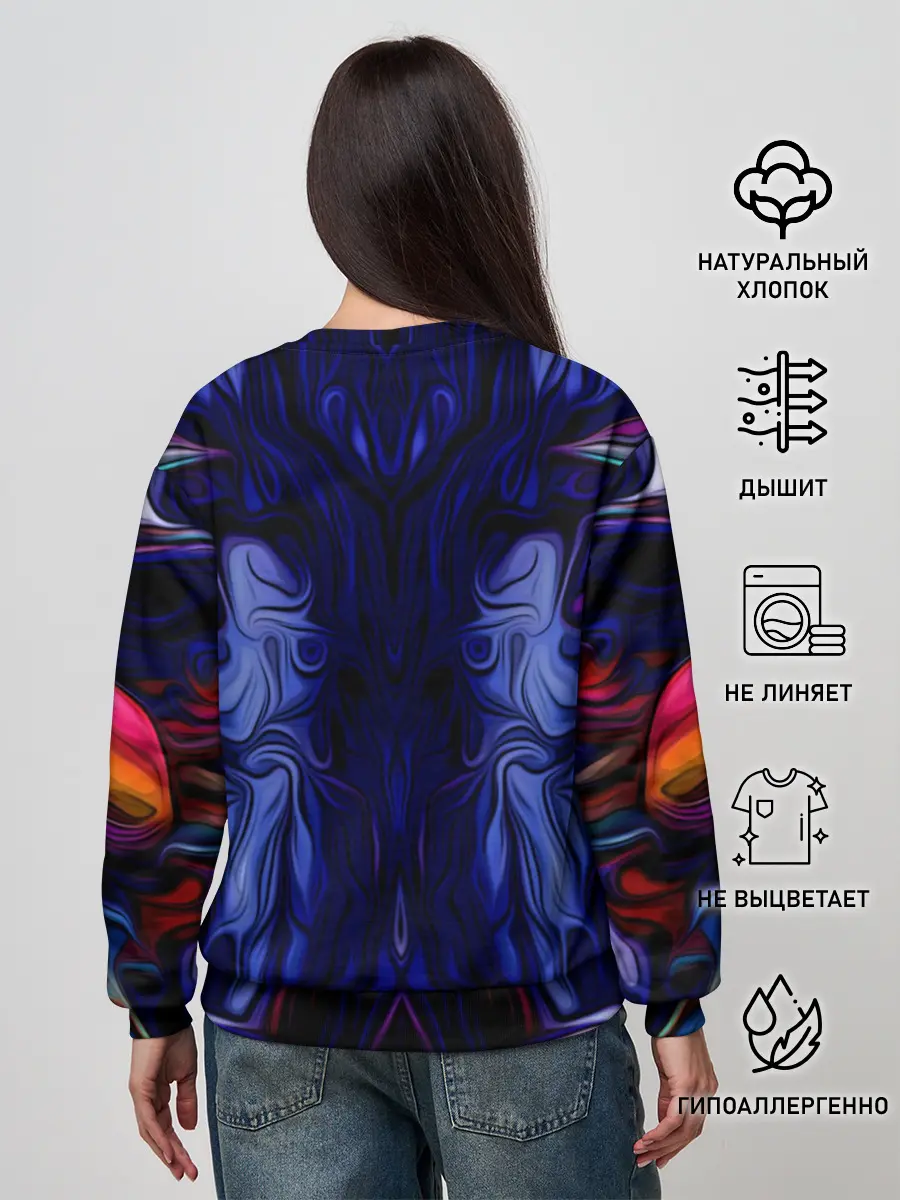 Женский свитшот / CS GO WAVES SKIN