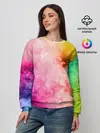 Женский свитшот / Радужный дым