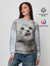Женский свитшот / Котенок