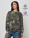Женский свитшот / Камуфляж с секс позами