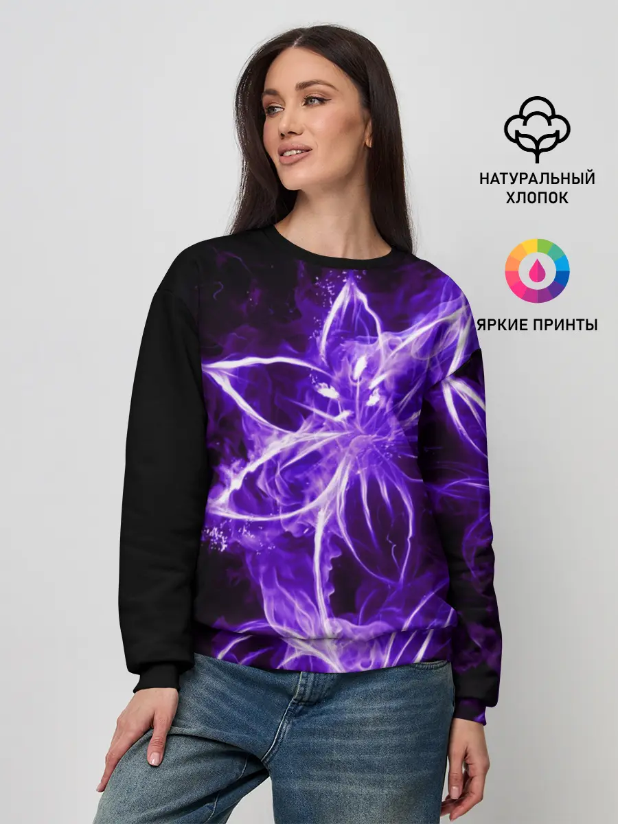 Женский свитшот / Цветок Тьмы