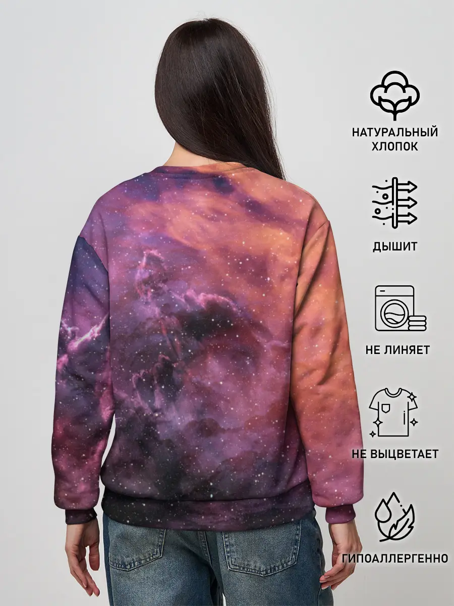 Женский свитшот / Elon Musk Space Илон Маск