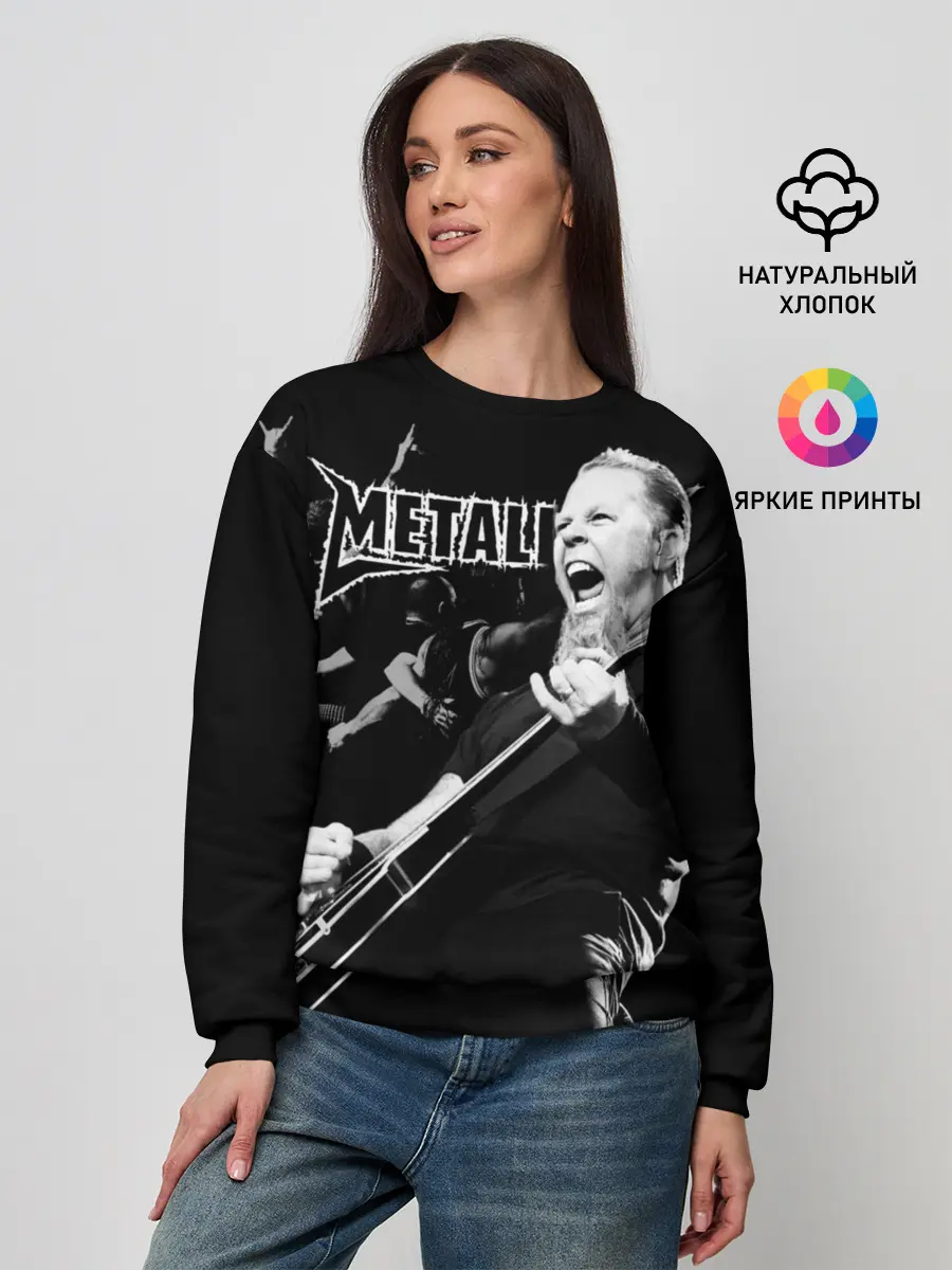 Женский свитшот / Metallica