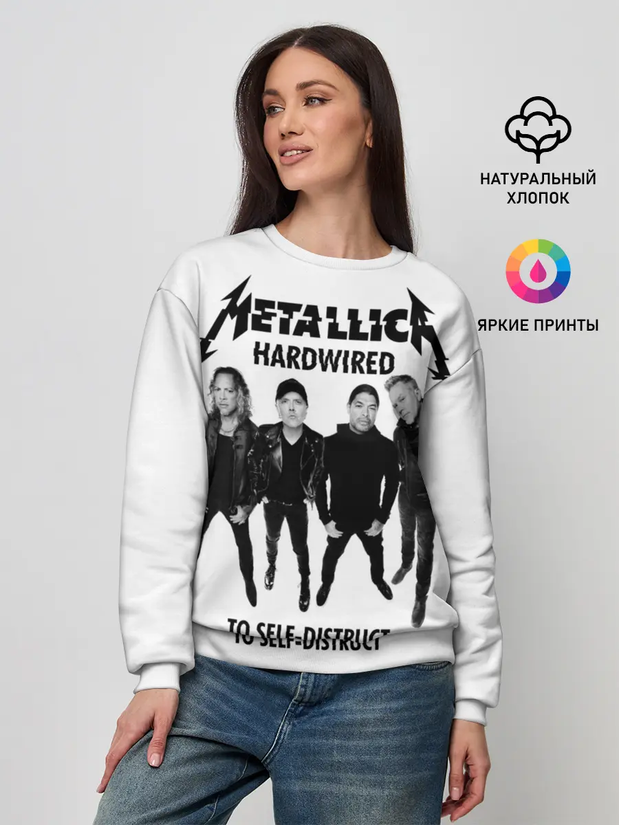Женский свитшот / Metallica