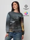 Женский свитшот / Танки