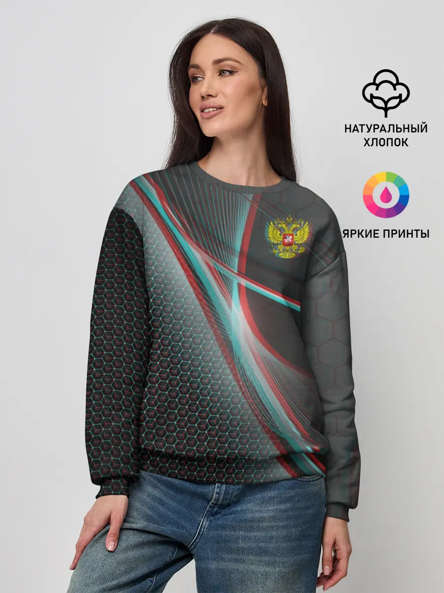 Женский свитшот / RUSSIA.
