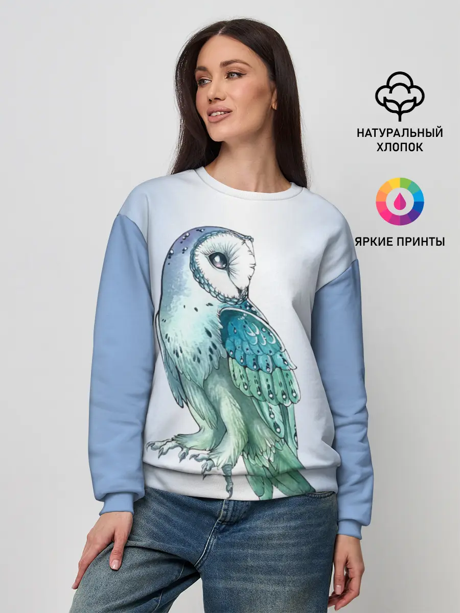 Женский свитшот / сова