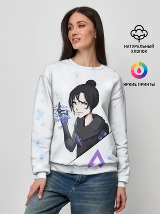 Женский свитшот / Apex Legends - Wraith