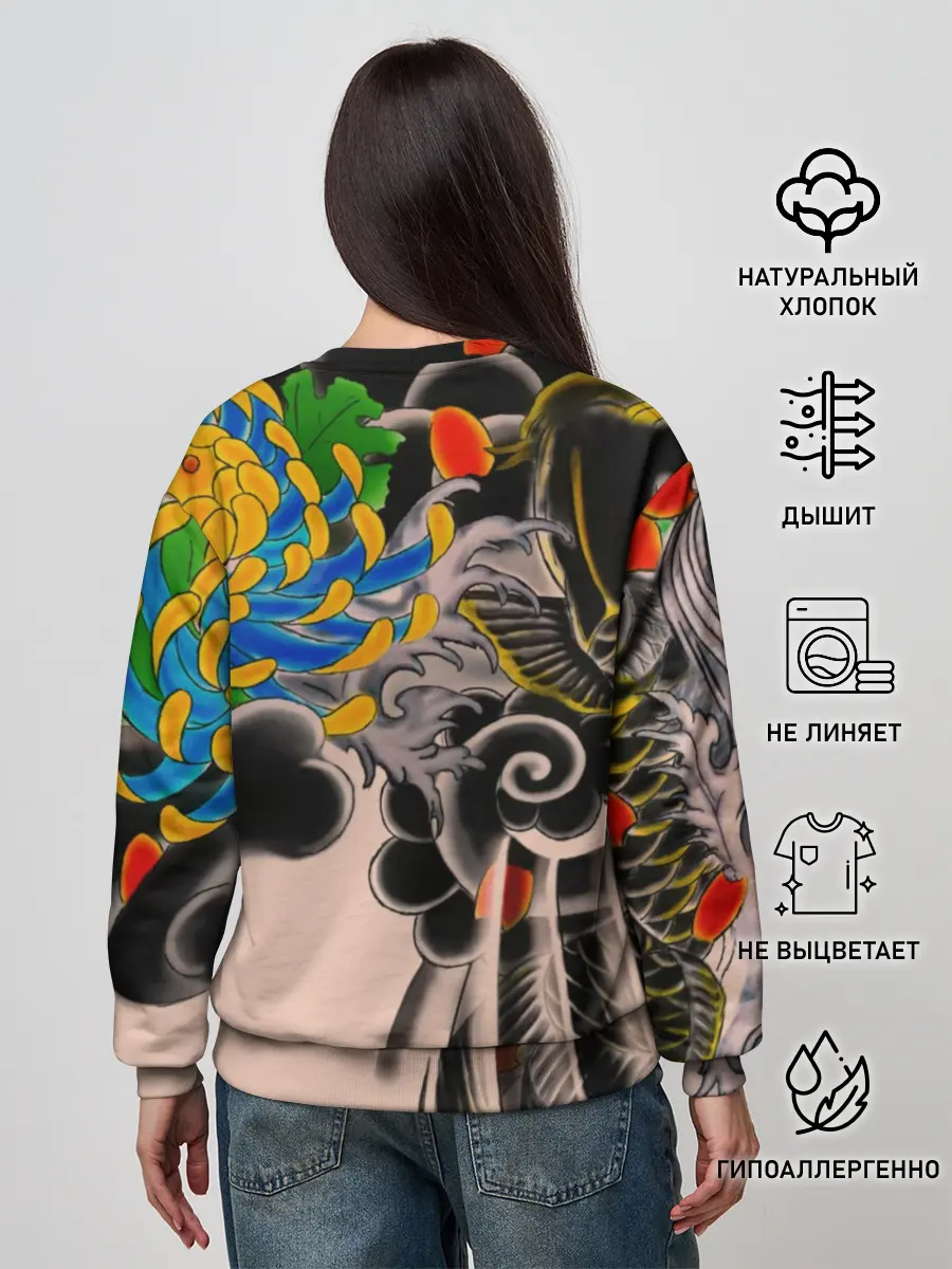 Женский свитшот / Dsquared tattoo