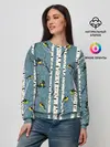 Женский свитшот / Синички на берёзах