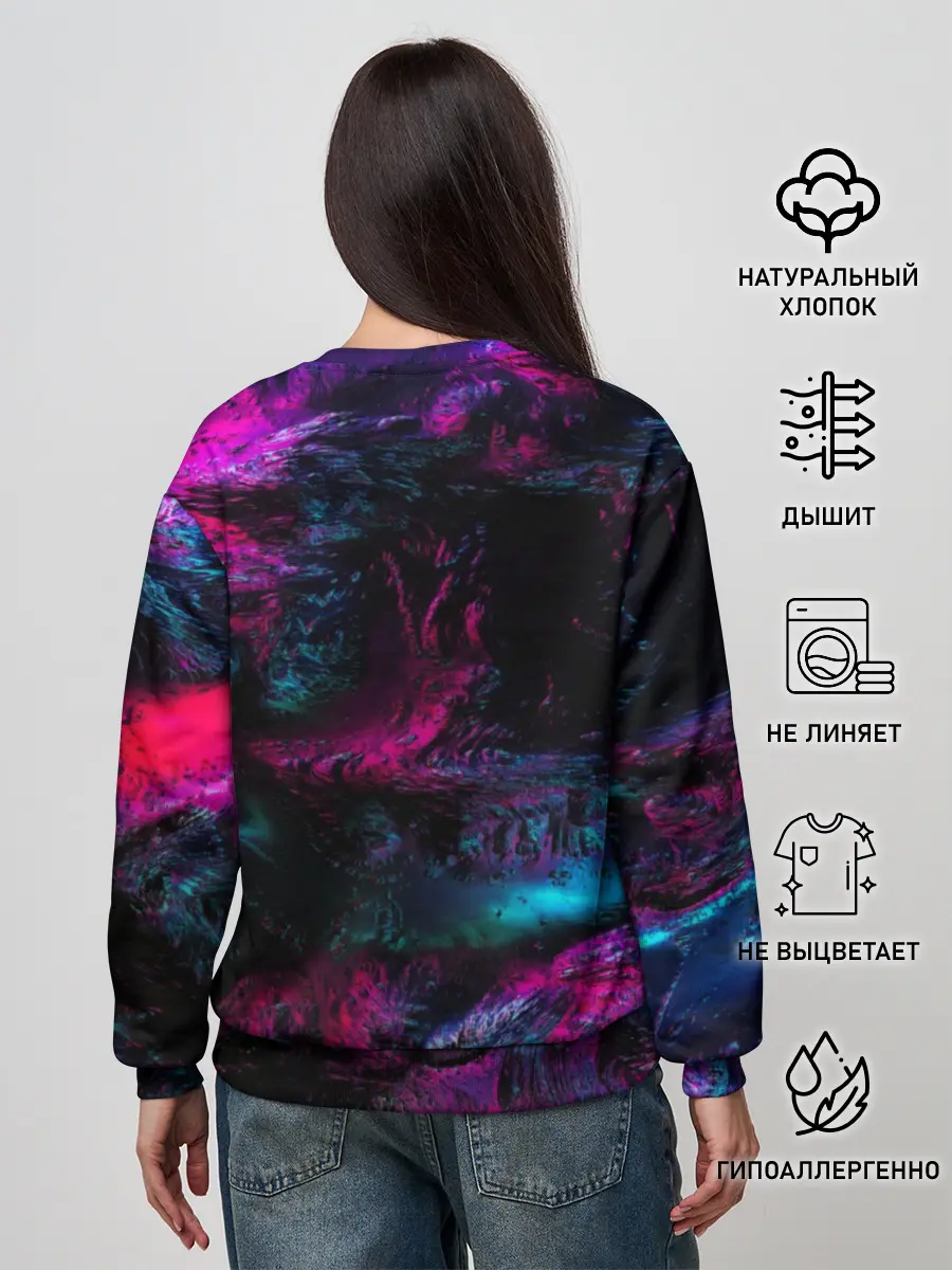 Женский свитшот / Marshmello NEON