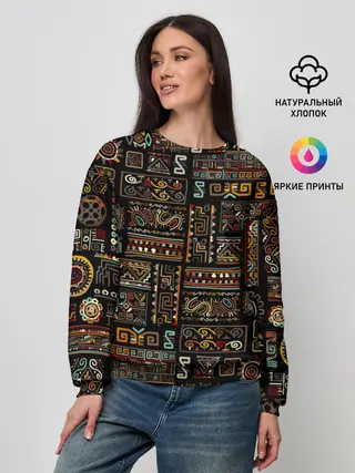 Женский свитшот / Этнический орнамент