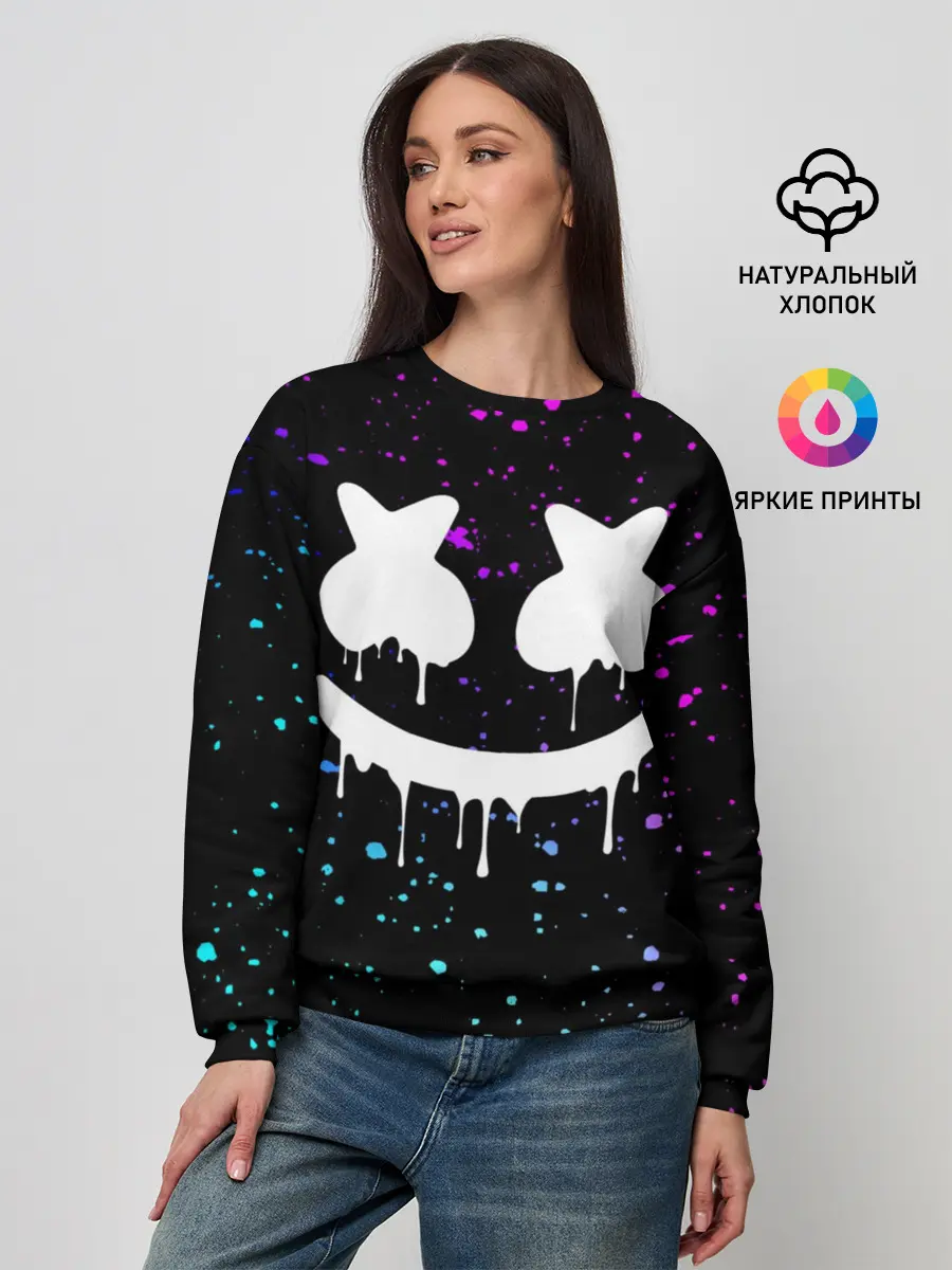 Женский свитшот / MARSHMELLO Melt