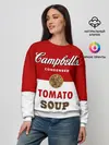 Женский свитшот / Банка с супом Кэмпбелл