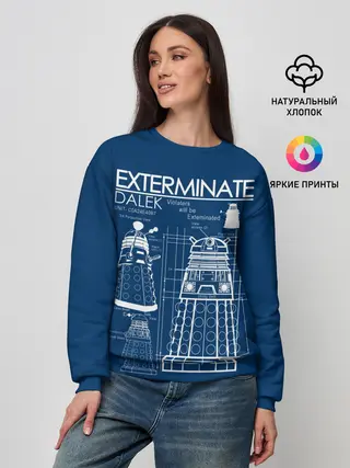 Женский свитшот / Доктор Кто. Далек