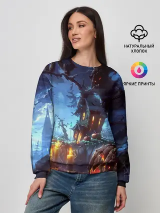 Женский свитшот / Хэллоуин