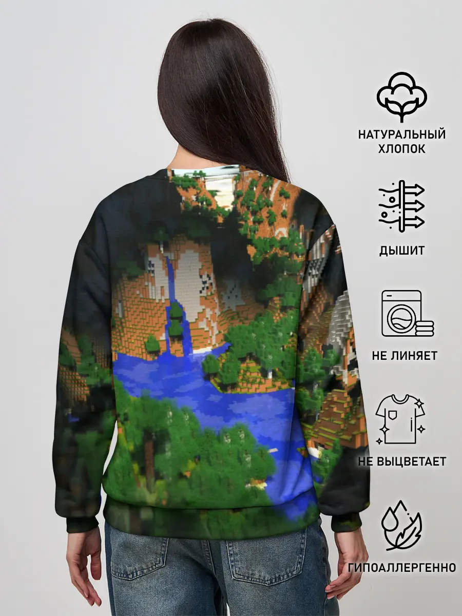 Женский свитшот / Minecraft