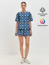 Женская пижама с шортами / Праздничное Новогоднее Украшение