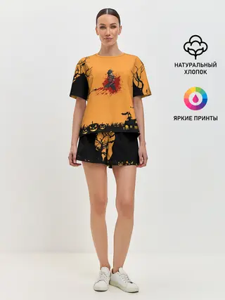 Женская пижама с шортами / Halloween Freddy Blood