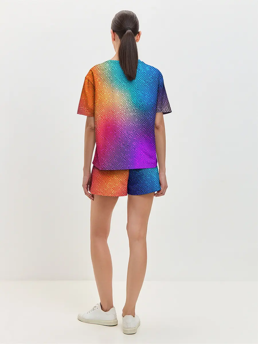 Женская пижама с шортами / Нервная почва