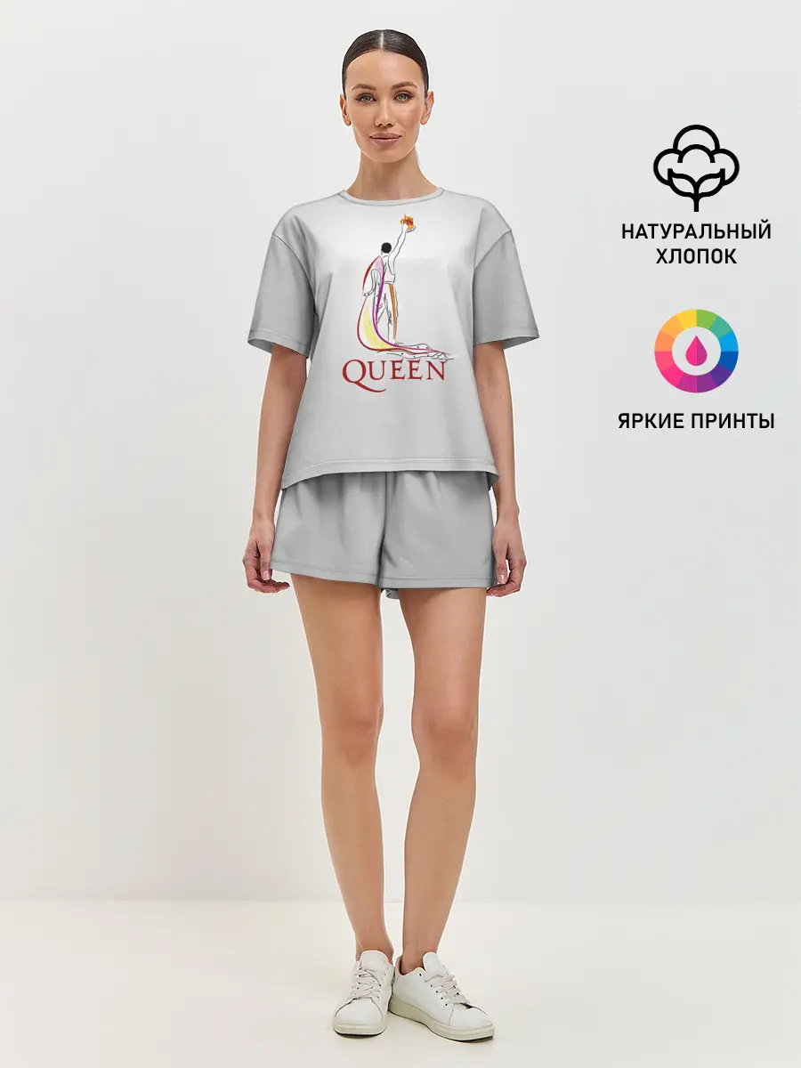 Женская пижама с шортами / Фредди Меркьюри - Queen