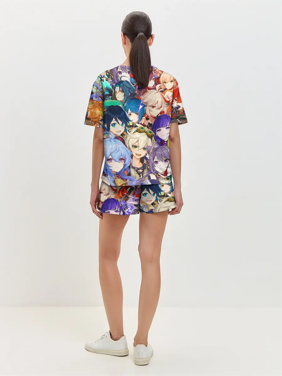 Женская пижама с шортами / Genshin Impact - персонажи