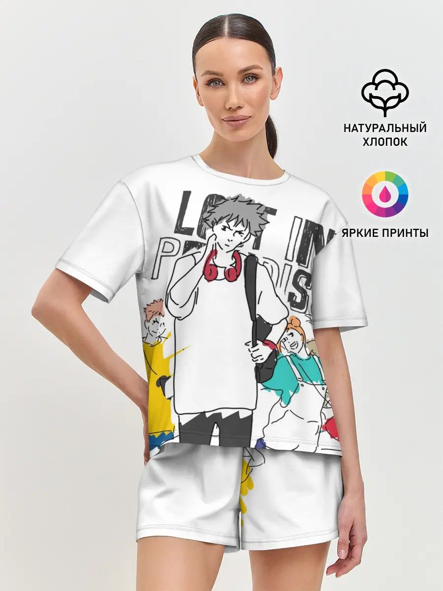 Женская пижама с шортами / Мегуми - Jujutsu Kaisen